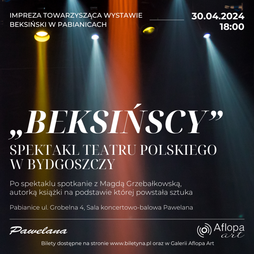 "Beksińscy" w Sali Koncertowo-Balowej "PAWELANA" w Pabianicach